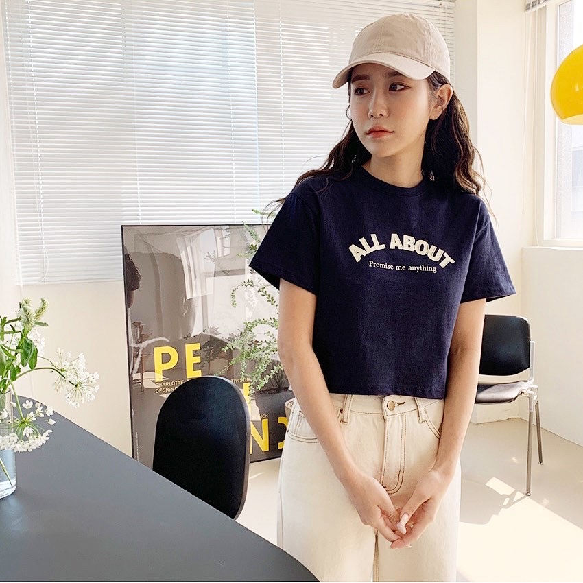 縮圖：ALL ABOUT CROP TEE (4色)