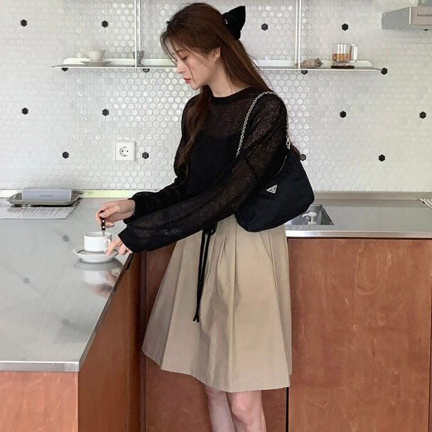 縮圖：TIE-HEM LINEN TOP (4色)