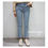 縮圖：RAW-EDGED HEM FADED WASH JEANS (LIGHT BLUE)