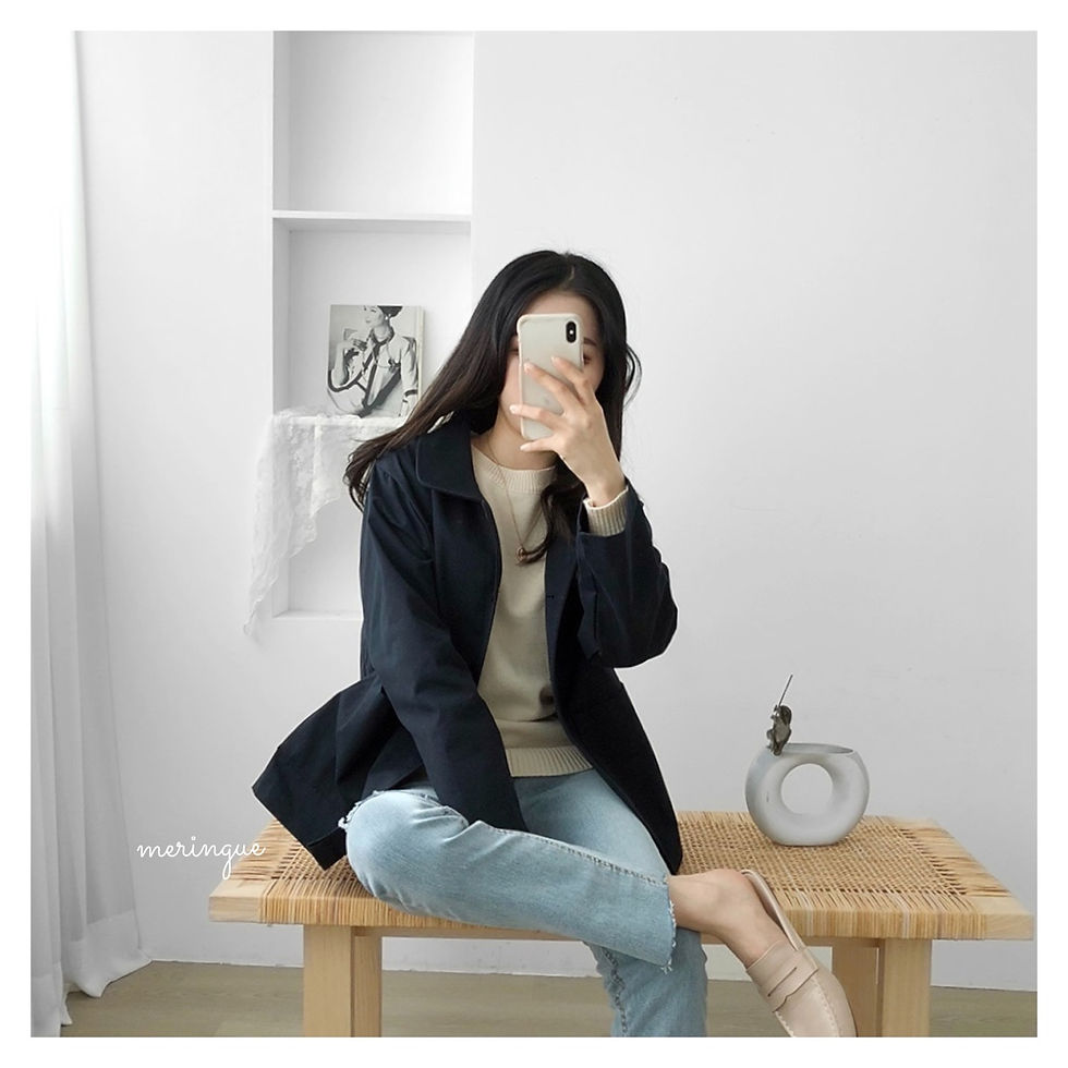 縮圖：ROUND COLLAR JACKET (3色)