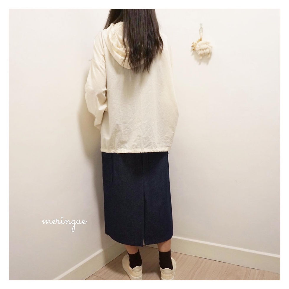 縮圖：[現貨] BANDING POCKET SKIRT DENIM VER. (BLUE)