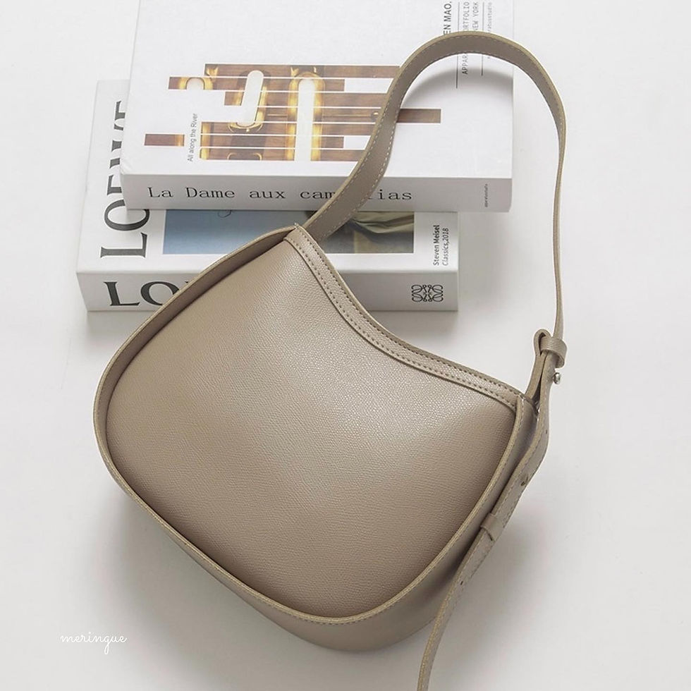 縮圖：ROUNDED SHOULDER BAG (4色)