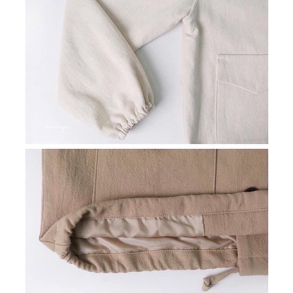 縮圖：[現貨] PINCH POCKET STRING JACKET (BEIGE)