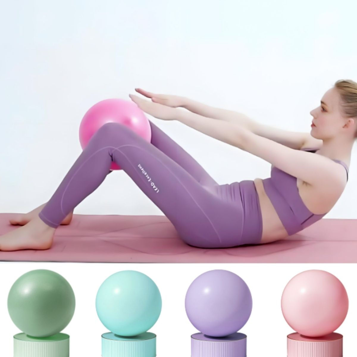Mini Pilates Ball for Core Strength, Balance & Flexibility