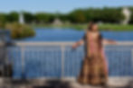 bridal portrait photography by waterfront