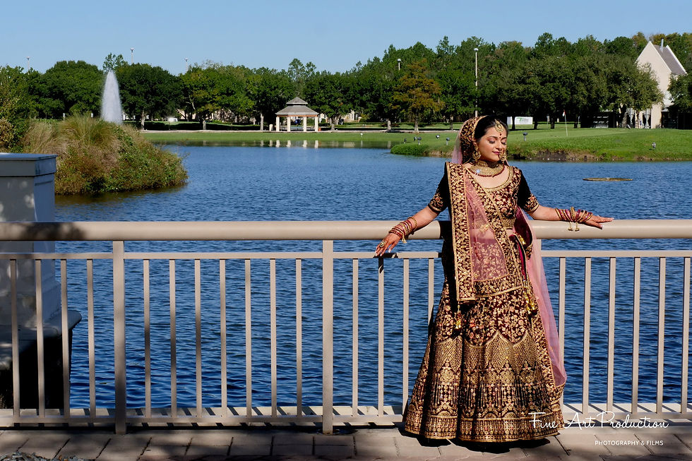 bridal portrait photography by waterfront