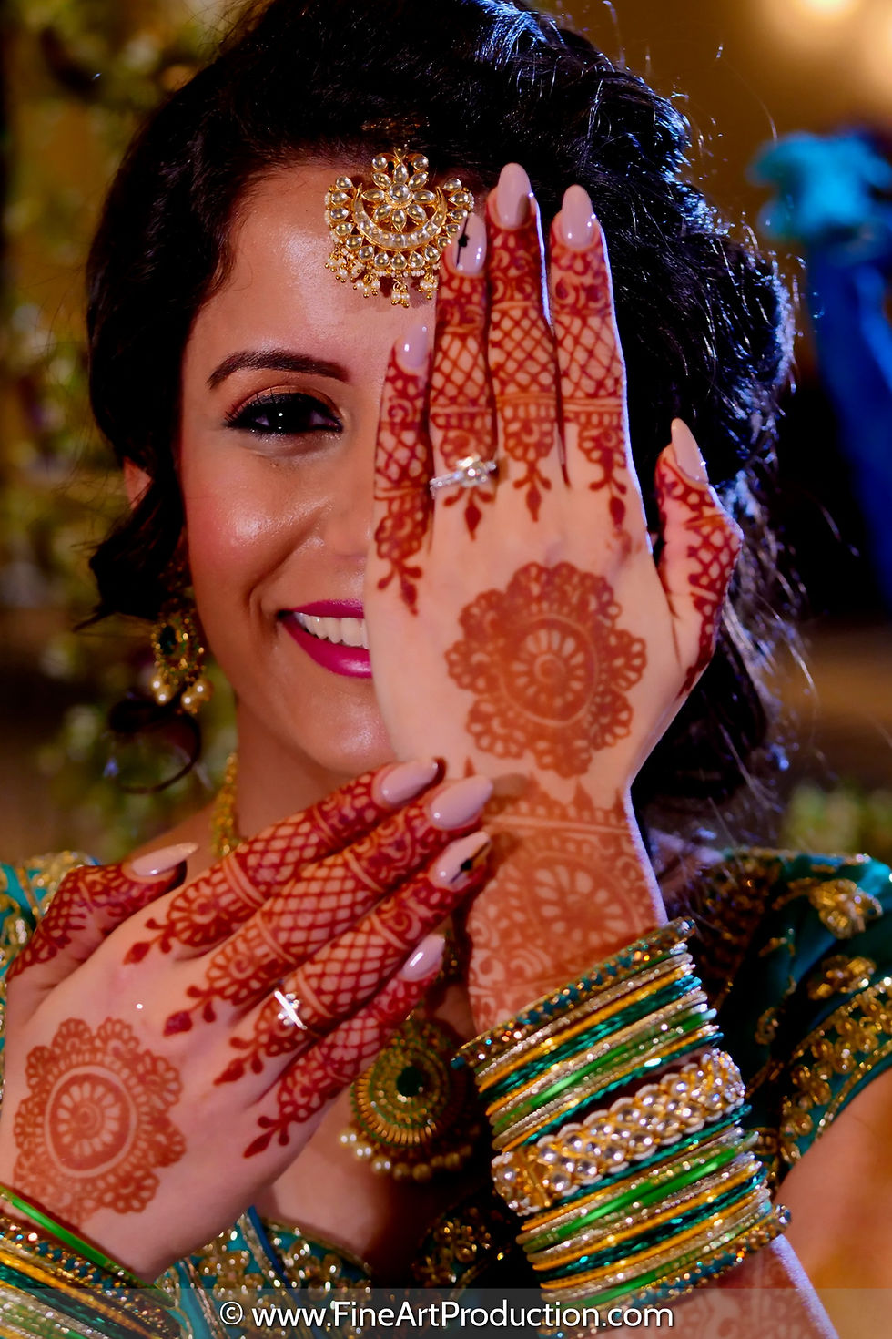 Full arm bridal mehndi