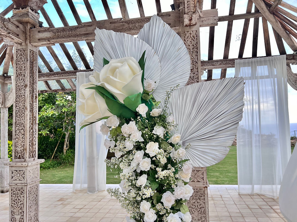Thumbnail: White Paradise Wedding Arch