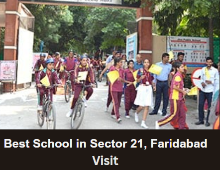 Top schools near Sector 21, Faridabad