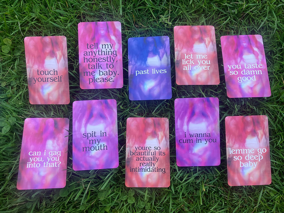 Channeled Sexual Fantasies & Feelings || My Original Pink Sex Deck