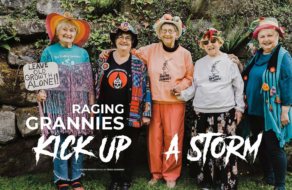 Raging Grannies Kick Up a Storm