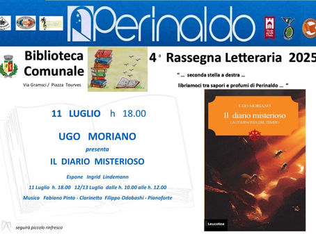 11 LUGLIO PER LA QUARTA RASSEGNA LETTERARIA