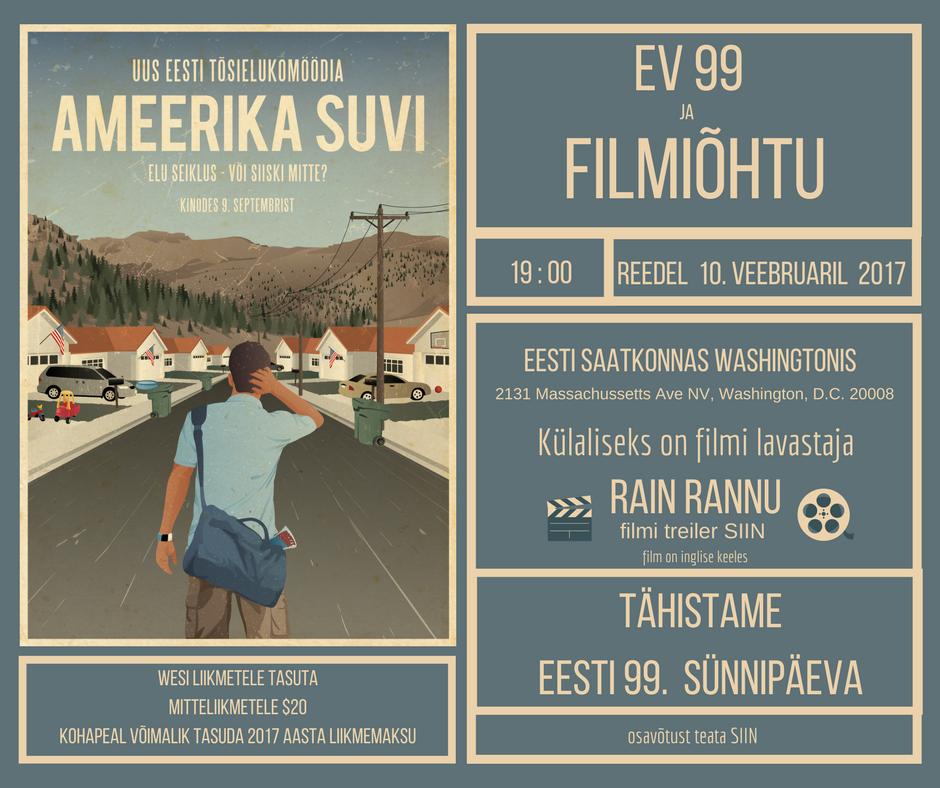 EV 99. tähistamine filmiõhtuga