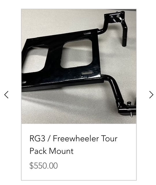 Thumbnail: RG3/Freewheeler Complete Setup with Dock-Solid & Rear Support