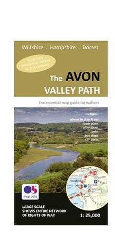 The Avon Valley Path | Walking Map | 1: 25,000