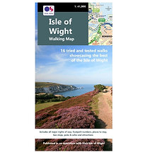 Isle of Wight Walking Map | 1: 41, 000