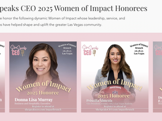 She Speaks CEO Honors Dynamic Women Leaders at the 2025 Women of Impact Business Leadership Brunch in Las Vegas