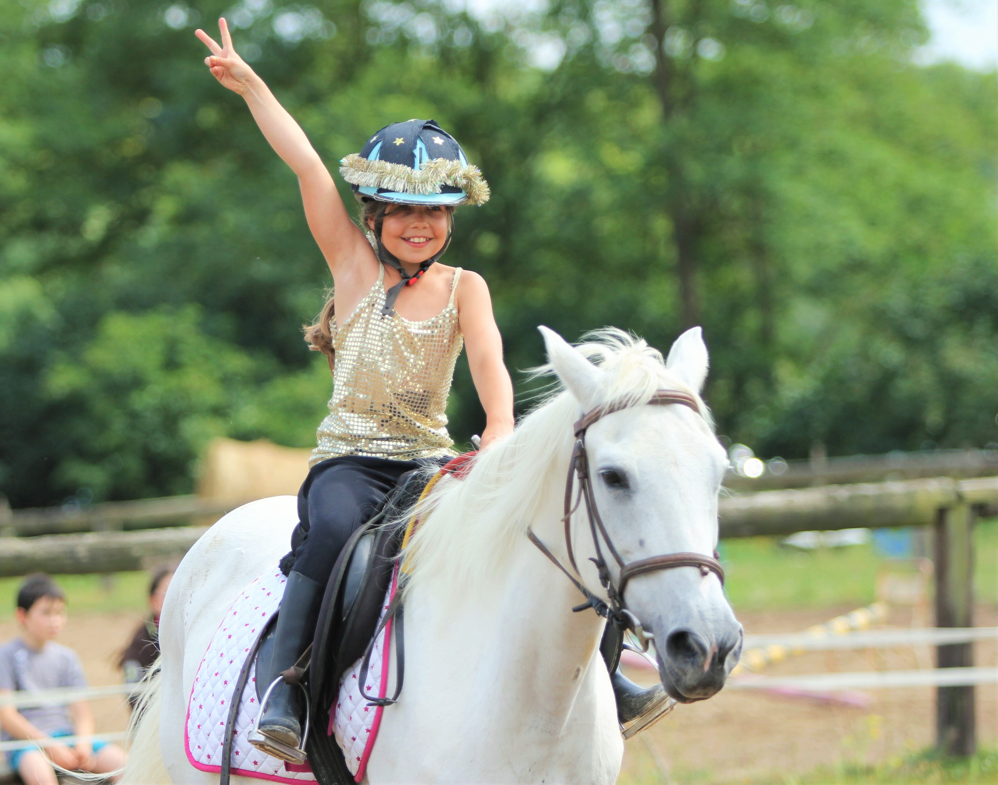 Anniversaire avec les poneys