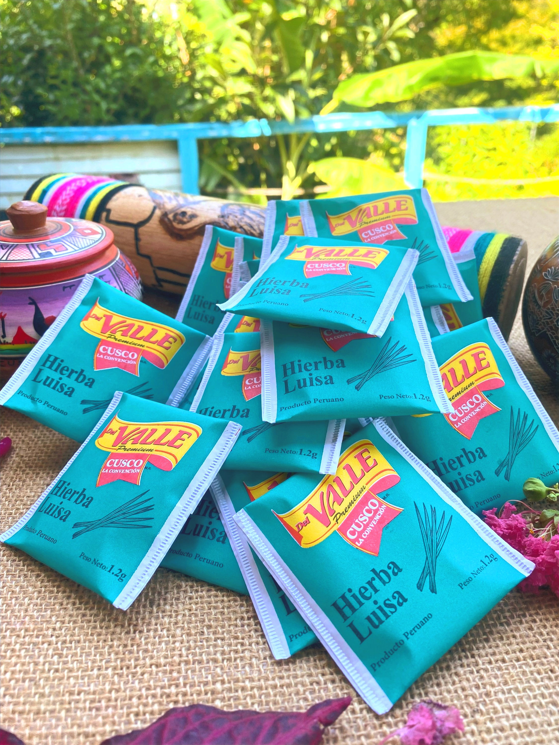 Hierba Luisa Peruvian Lemon Grass Calming Herbal Tea 200 Tea Bags Bulk