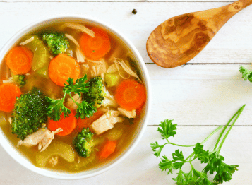 Sopas, caldos y cremas fit