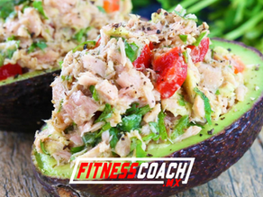 Aguacate relleno de atún