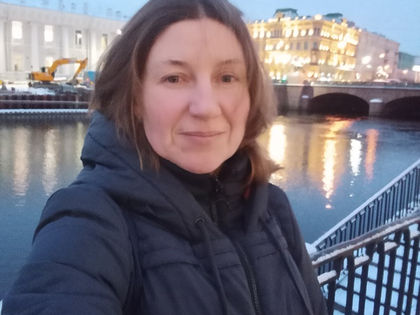 Saint Petersburg coated in snow.