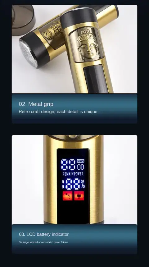 Miniatura: LARGNER Mini Electric Shaver - Rechargeable Travel Size