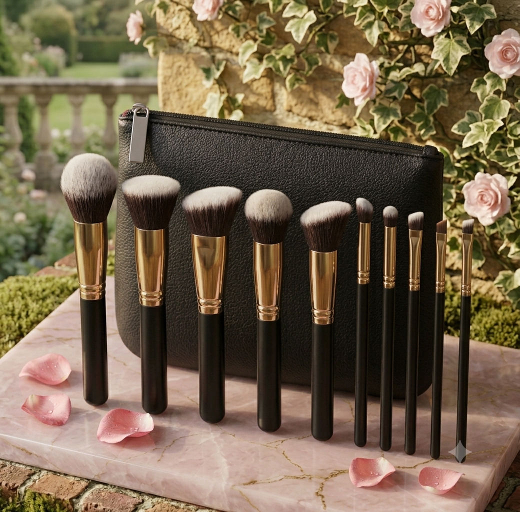 Makeup Brushes and Tools Set