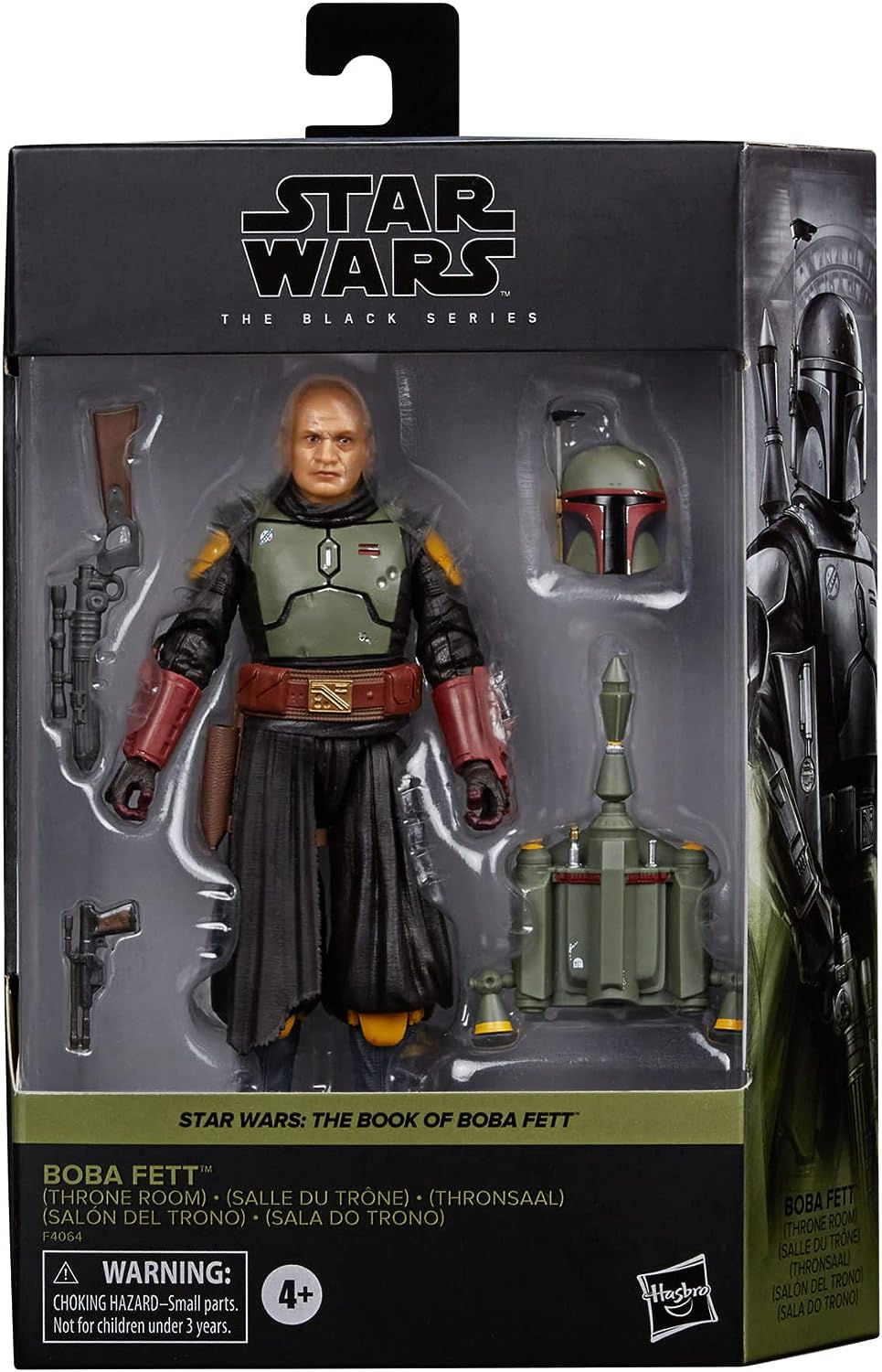 Miniatura: Star Wars The Black Series - Boba Fett (Salón del Trono) deluxe