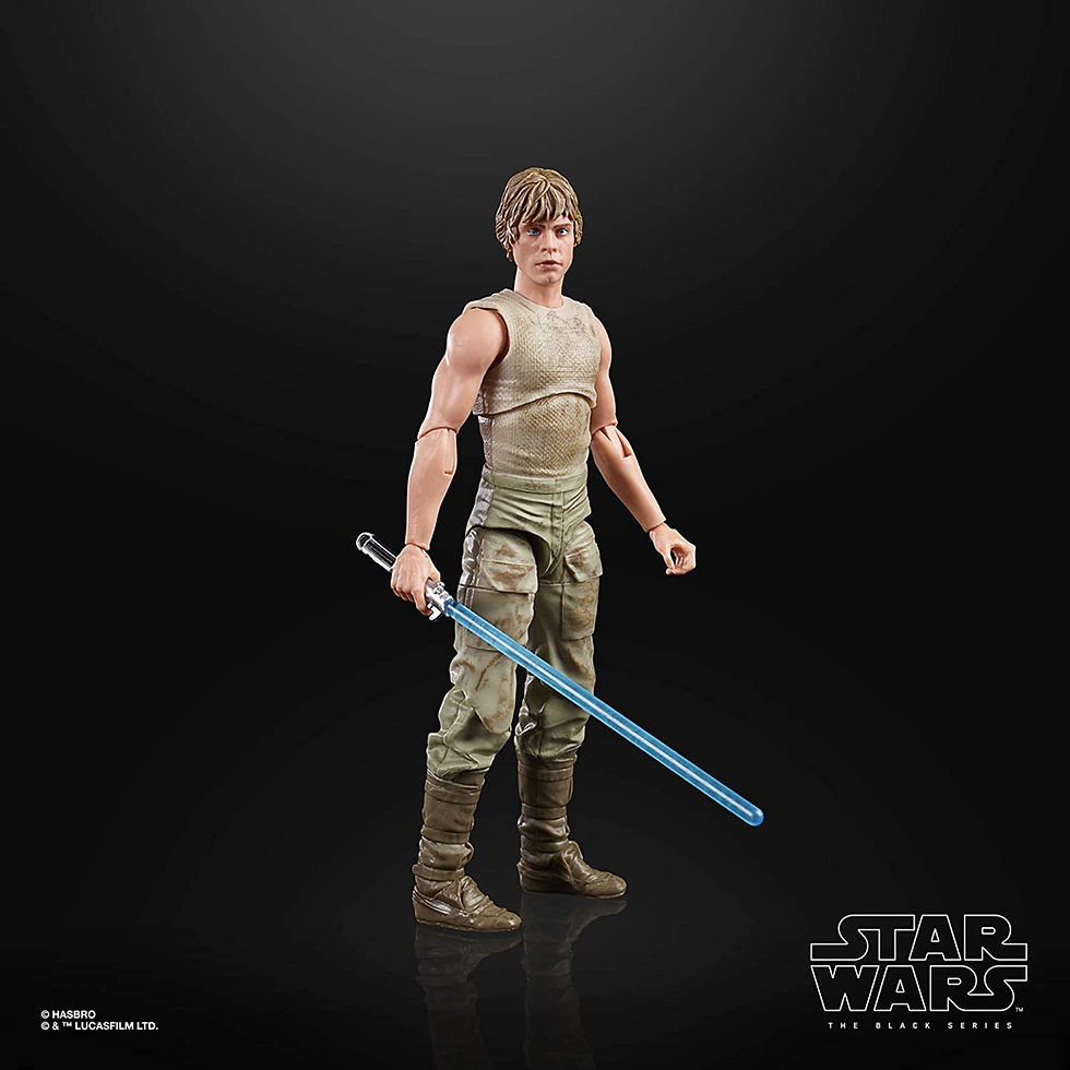 Miniatura: Luke Skywalker Dagobah 40 aniversario Black series
