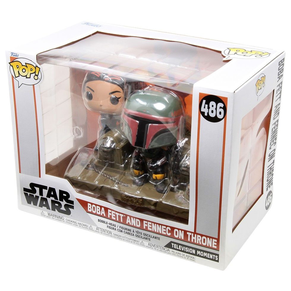Miniatura: FUNKO POP! STAR WAR MOMENTS: Mandalorian- Boba Fett & Fennec Shand