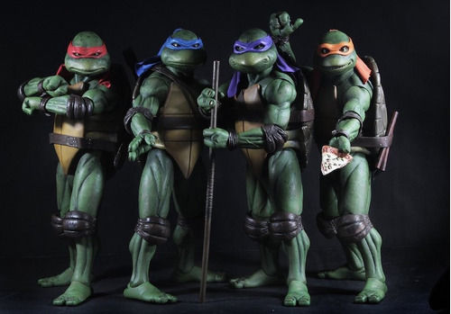 Miniatura: Tortugas Ninja pack de 4 figuras
