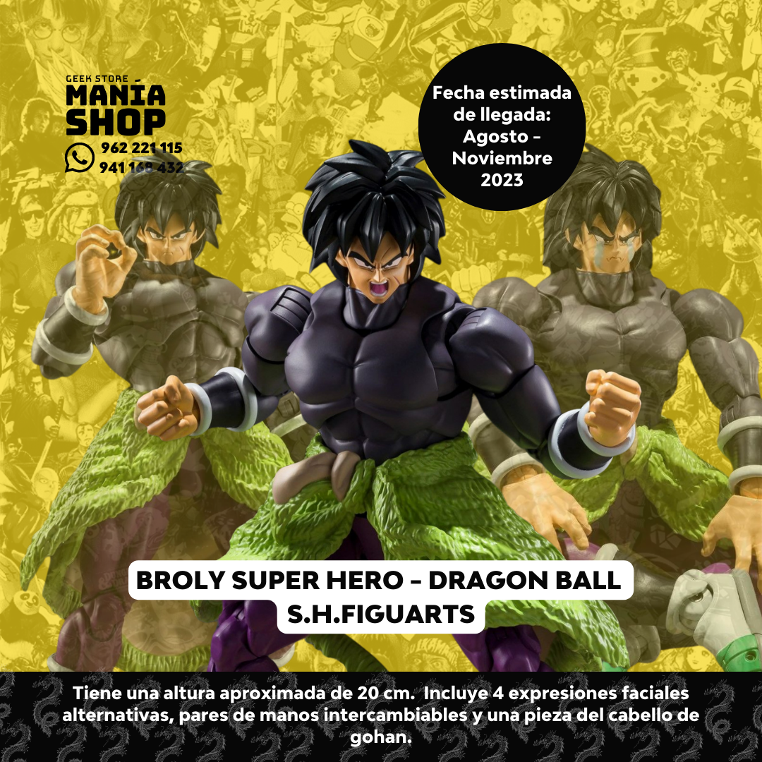 Broly Super Hero - DRAGON BALL S.H.FIGUARTS