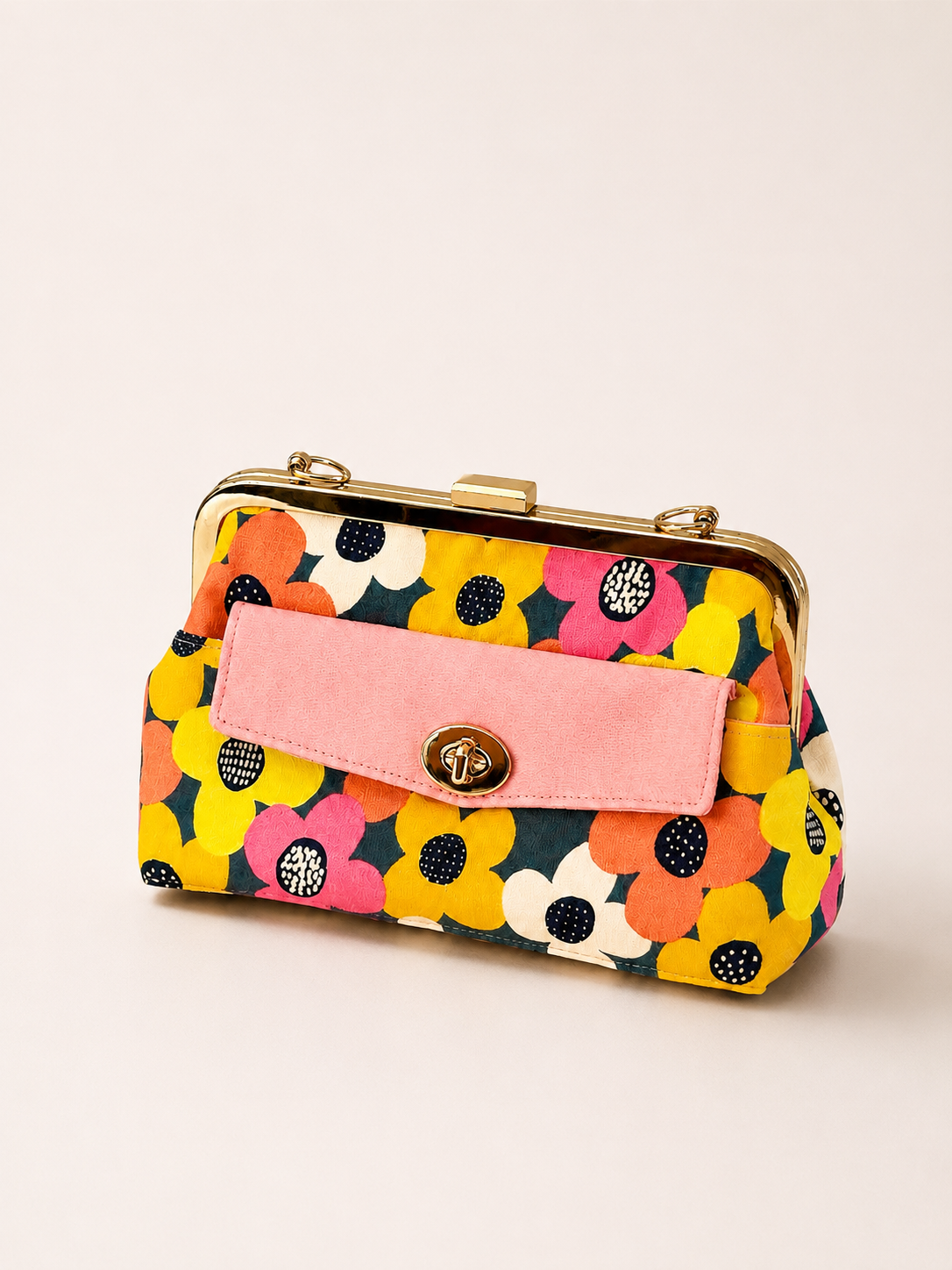 Sunny Flower KissLock Bag