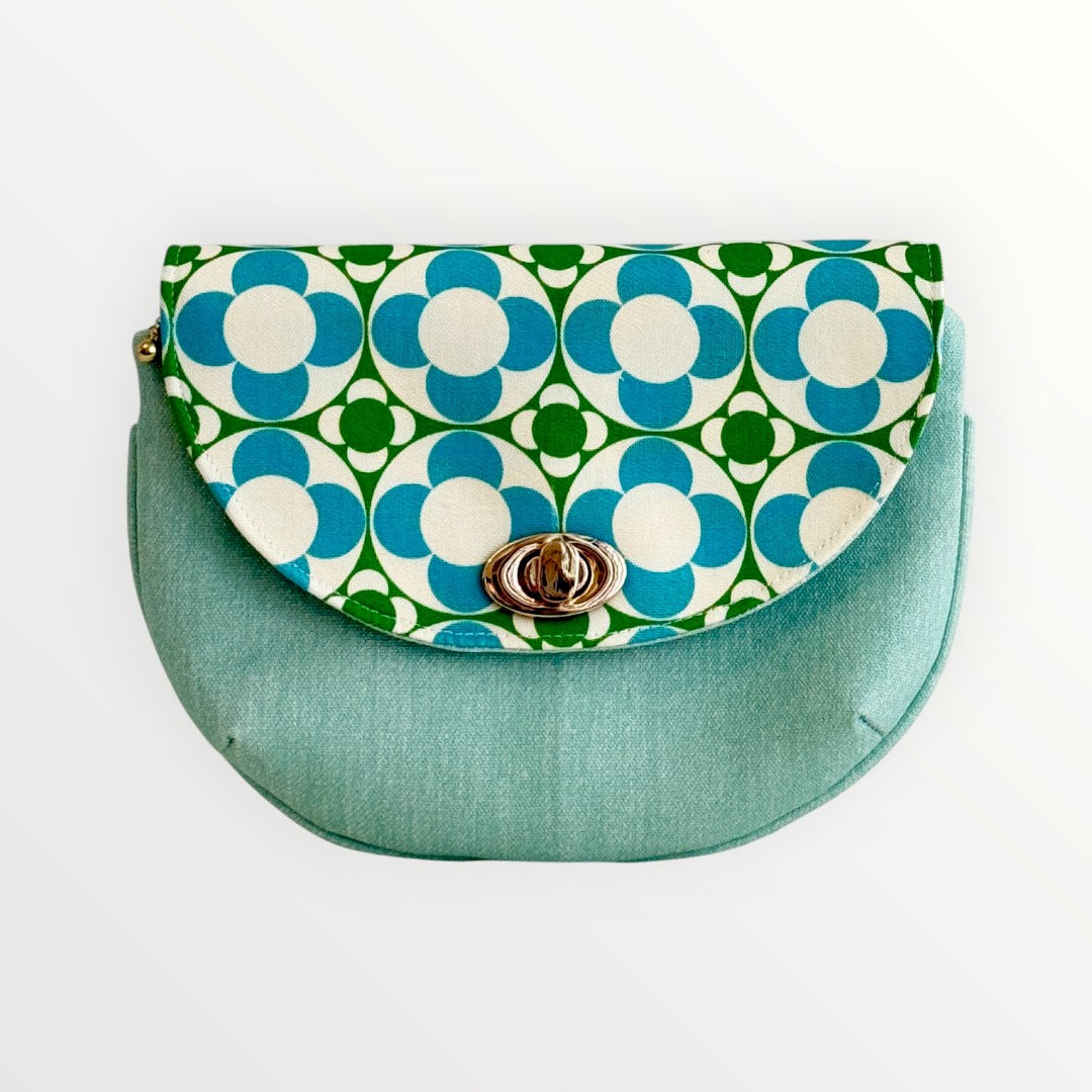 Mint Blossom I Love You Pouch (Plus)