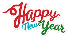 Happy New Year sign