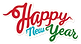 Happy New Year sign