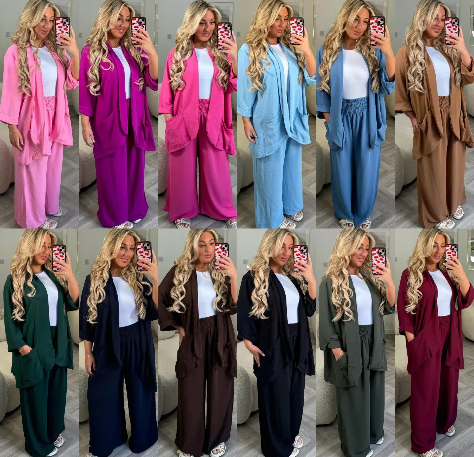 Two Piece Summer Holiday Loungewear Set