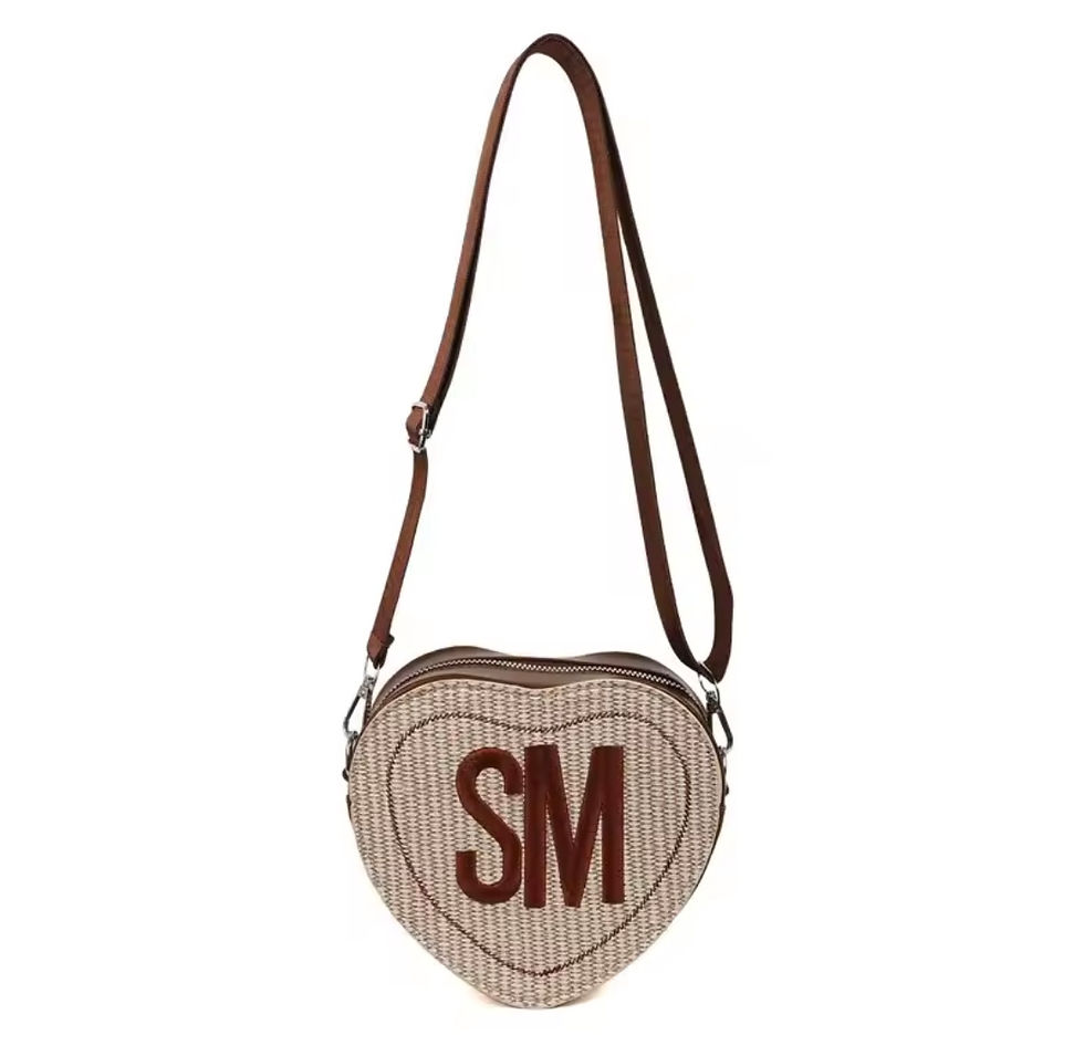 Thumbnail: Cute Heart Shape Beach Tote SM Bag
