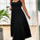 Thumbnail: Cross Back Maxi Dress Curve