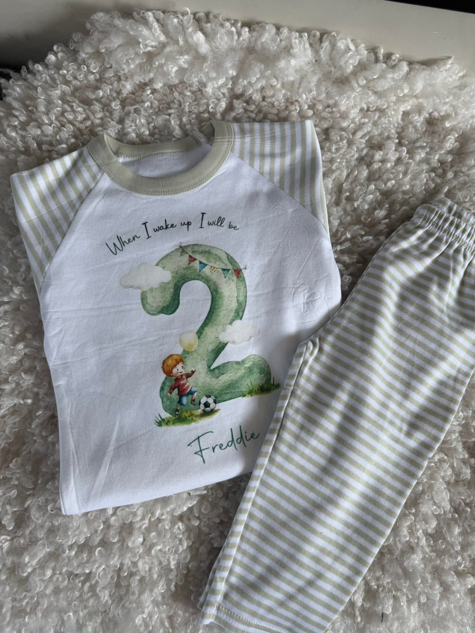 Personalised When I Wake Up Pjs