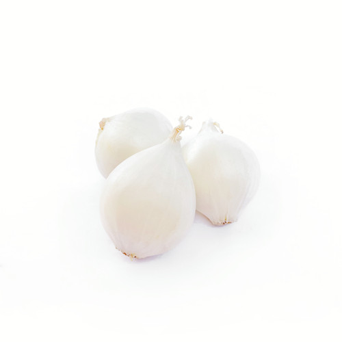 Fresh White Boiler Onions 2 LB Kejora Fresh