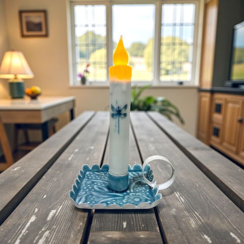 Dragonfly Spring Timer Taper Candle