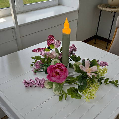 Sage Green Timer Taper Candle