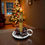 Thumbnail: 2" Snowy Acorn Red Berries Christmas Candle Ring