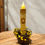 Thumbnail: 7" Fall Sunflower Wreath Battery Operated LED Timer Taper Candle