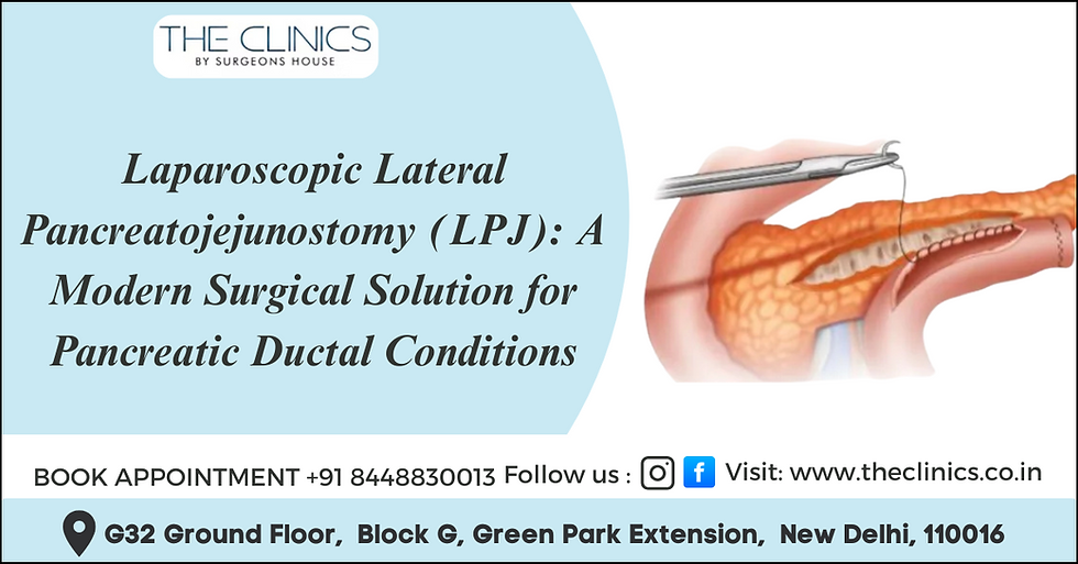 Laparoscopic Lateral Pancreatojejunostomy