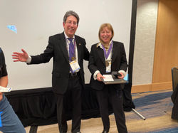 Cajal Club Social | SfN 2023 | Charles Ribak and Elly Nedivi KCK Discoverer awardee