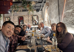 Closing Conference Dinner: Xuyu Qian, Estela Maris Munoz, Richa Verma, Zoltan Molnar, Christine Char