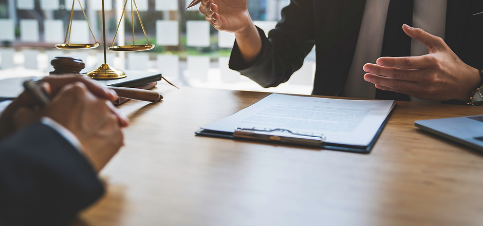 counseling lawyer business lawyers working about legal legislation in the courtroom to hel